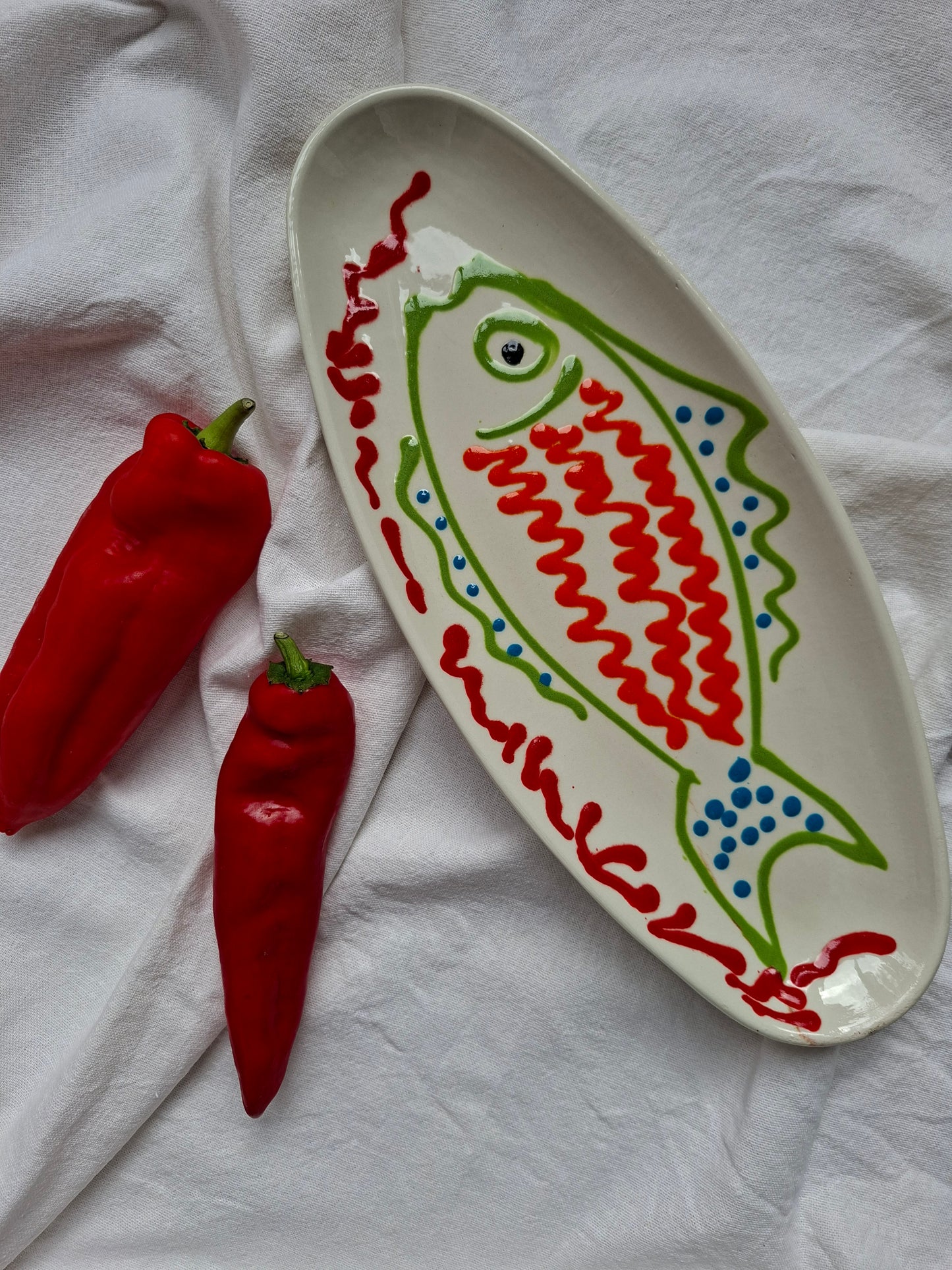 El Mar Serie | Vis groen/oranje