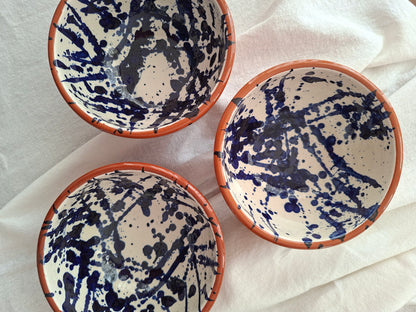 Uno Serie | Tapas Schaaltje groot bruin - blauw