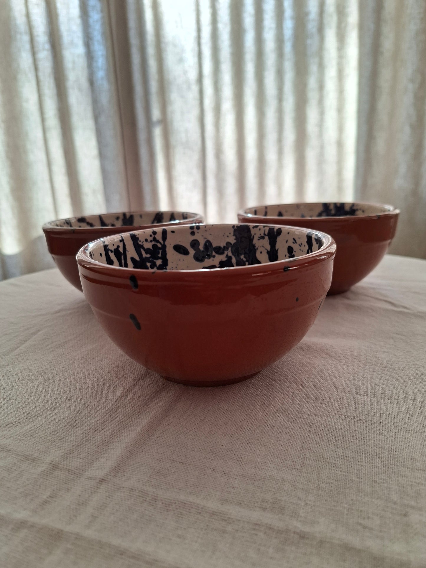 Uno Serie | Tapas Schaaltje groot bruin - blauw