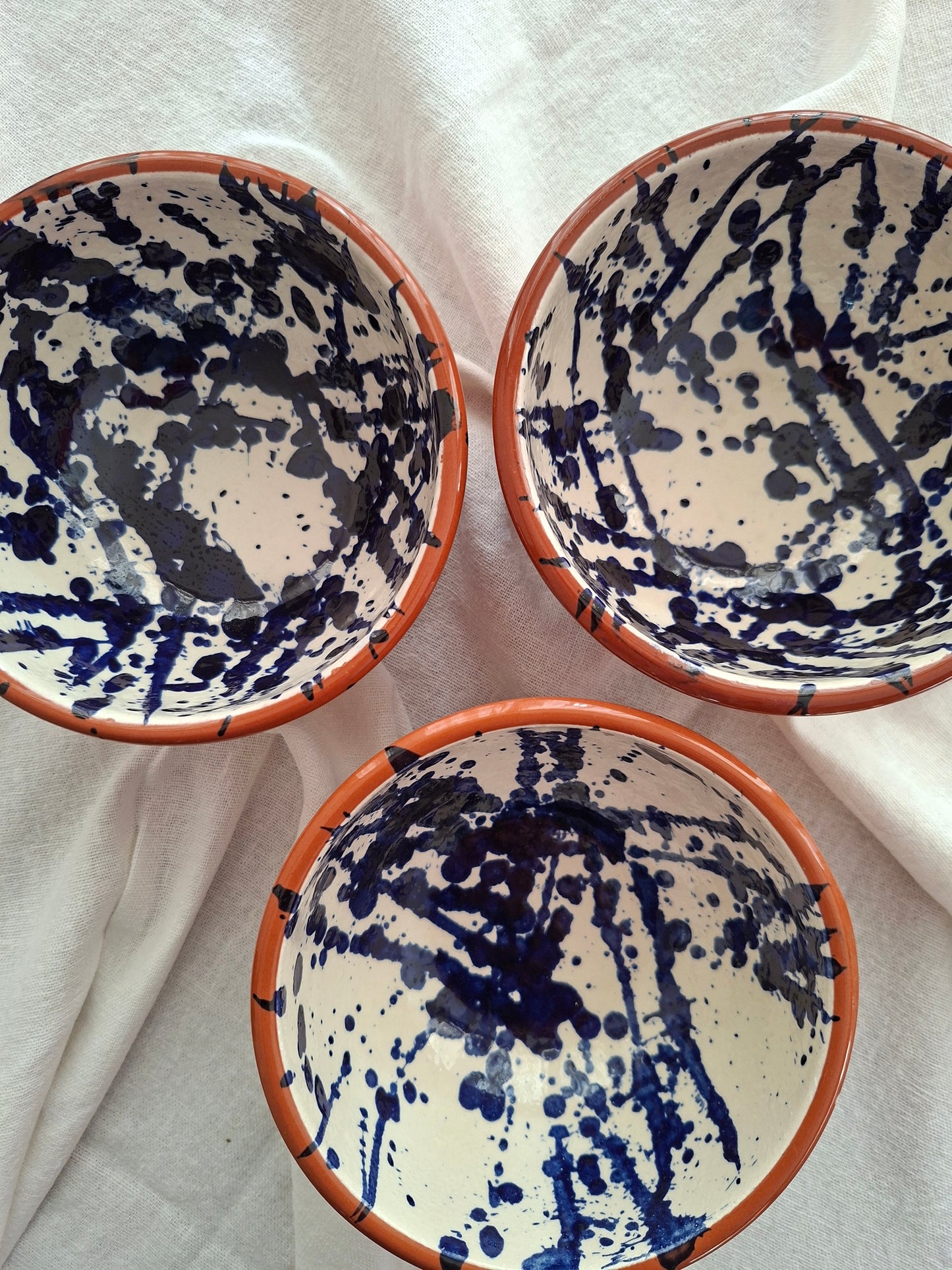 Uno Serie | Tapas Schaaltje groot bruin - blauw