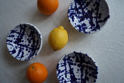 Uno Serie | Tapas Schaaltje wit - blauw