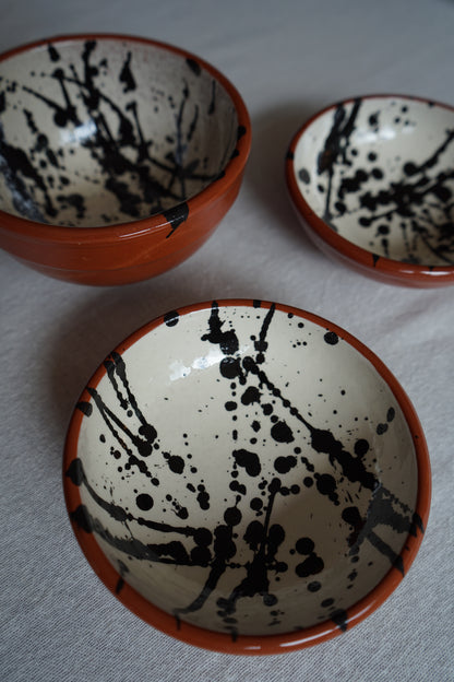 Uno Serie | Tapas Schaaltje groot bruin - zwart