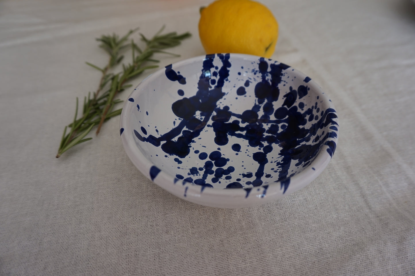 Uno Serie | Tapas Schaaltje wit - blauw